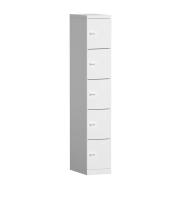 Fechamento de aço vertical da senha do cacifo do escritório da porta nivelada de 5 portas