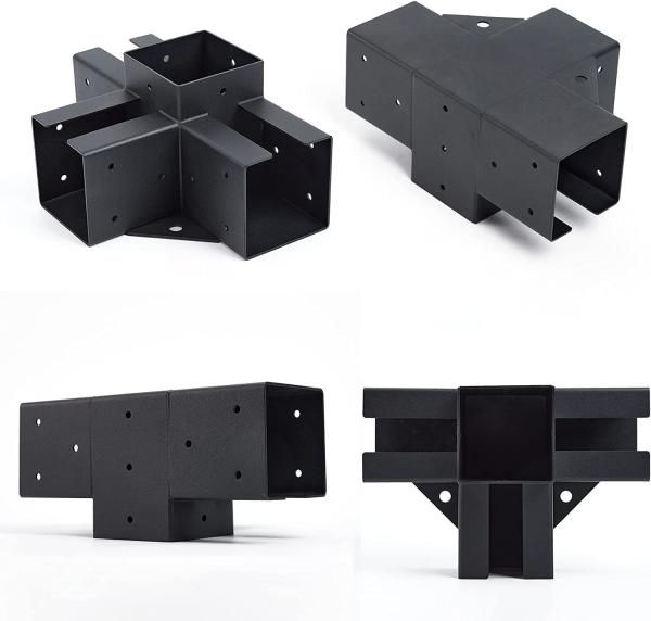 Easily Assembled 4x4 decorative wood pergola kit steel Pergola Corner Brackets