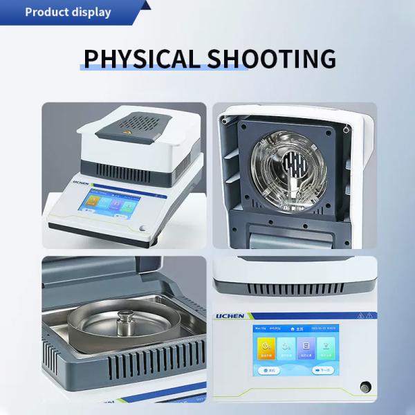 High Speed Moisture Analyzer for Food 0.005g Grain Digital Moisture Balance Meter Tester