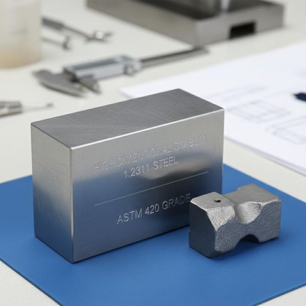 High Dimensional Stability 1.2311 Plastic Mold Steel with Pre-hardened 28-32HRC and EAF+LF+VD Process