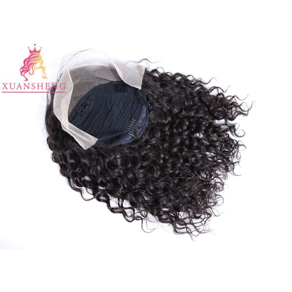 100% Human Lace Front Wigs Unprocessed Brazilian Italian Curly Natural Color
