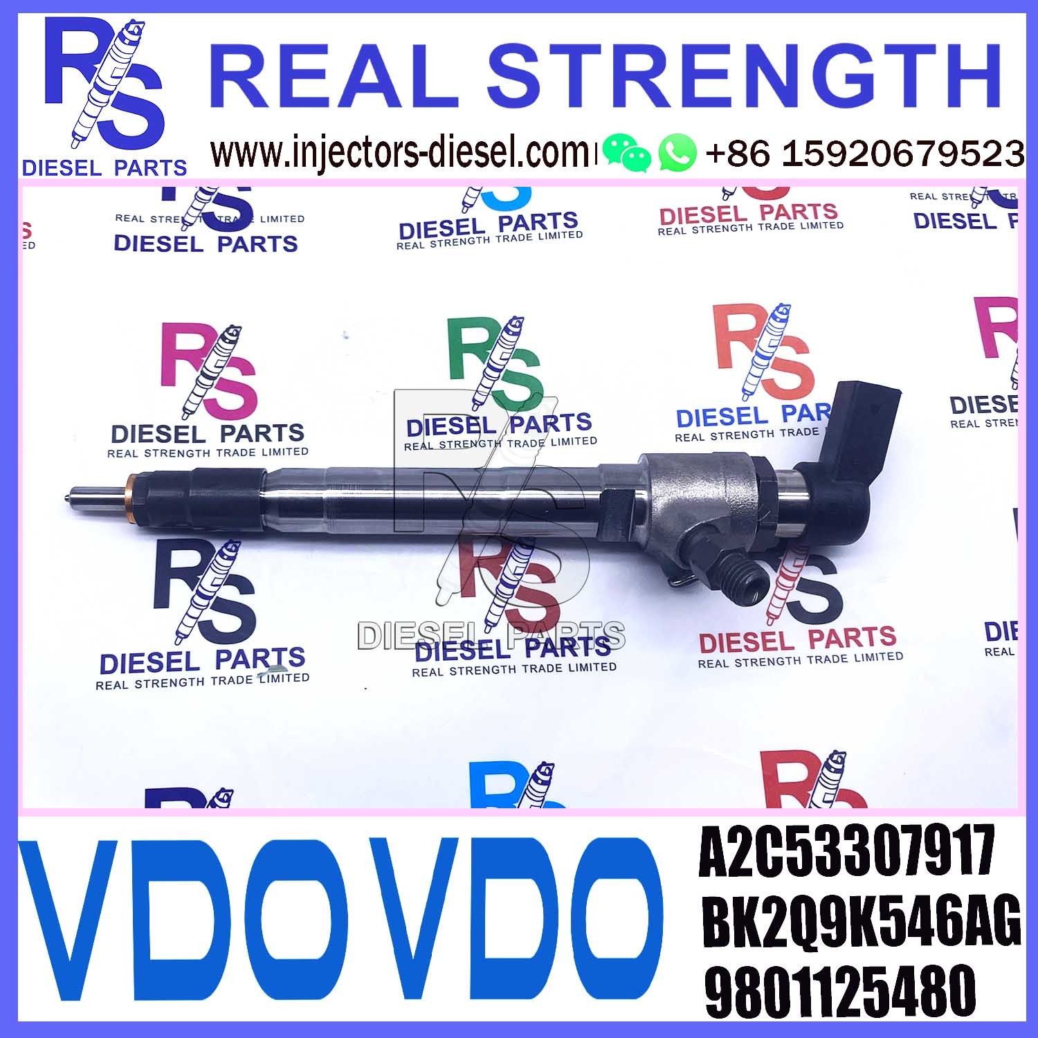 Инжектор дизельного топлива 5WS40745 A2C53307917 VDO 2.2HDi для Пежо Citroen Форда