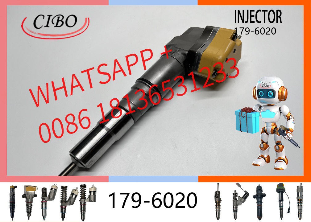 original 179-6020 Diesel Engine Fuel Injector for 3412 3408 3412E Construction Machinery Replacement for OEM 171-9710 0R-9348 174-7527 original new injector
