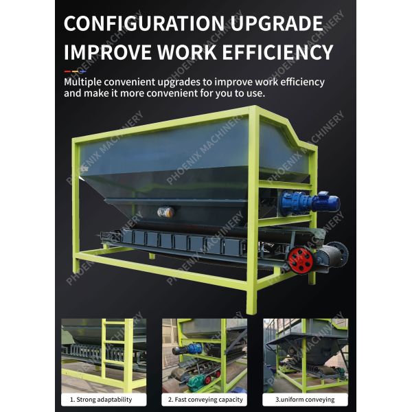 Fine Powder Feeding Forklift Machine 3-10ton/H for Manure Organic Fertilizer Storage