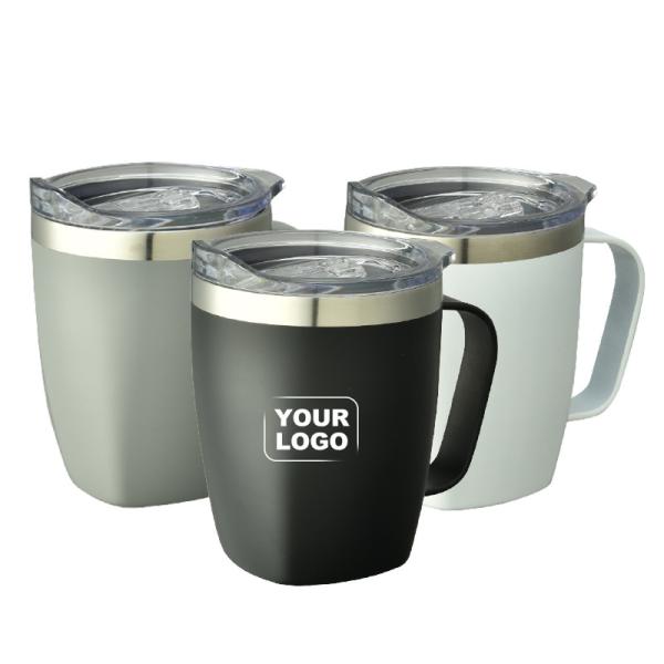 Double Wall Stainless Steel Vacuum Insulated Coffee Mugs With Logo 9OZ 12OZ 16OZ