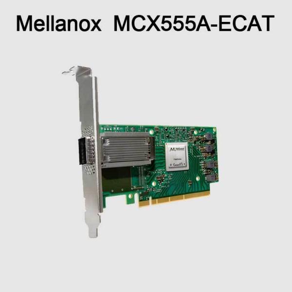 Adaptateur de la carte réseau ConnectX-5 VPI de MCX555A-ECAT Mellanox EDR/100GbE