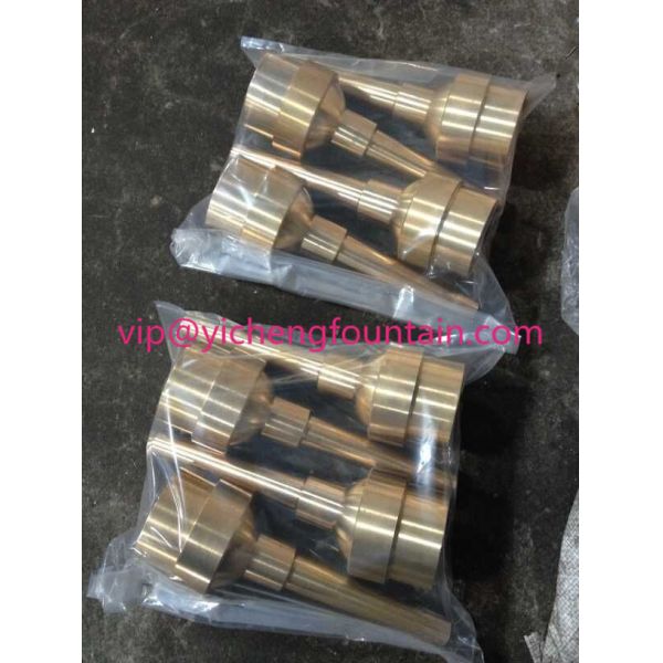 Brass Adjustable Straight Spray Water Fountain Nozzle Heads 1/2 Inch - 3 Inches