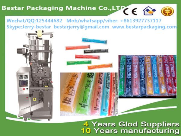Automatic popsicle ice lollipop ice rolly fully automatic vertical packing machine bestar packaging machine