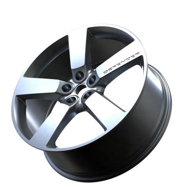 Replica 5 Hole Land Rover Black Wheels Replacement 5x120 22 Inch Rims