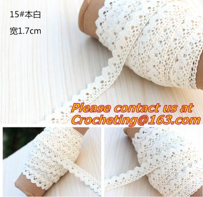 white cotton lace, trimming lace,crocheted lace for diy,garment accessory