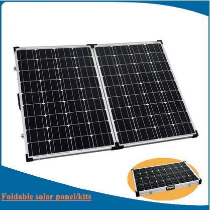 Quality approved, best price 2f mono-crystalline silicon foldable solar panels 80w - 100w for hot selling