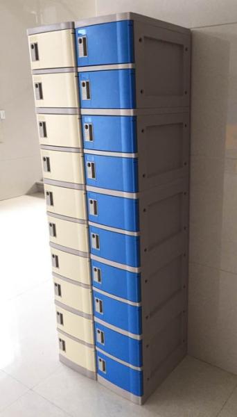 Anti Corrosion School Gym Lockers 10 Tier Corrosion Proof / Vandal Resistant