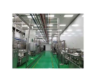 Projeto chave na mão de tensão personalizada linha de produção de iogurte 3000L/H