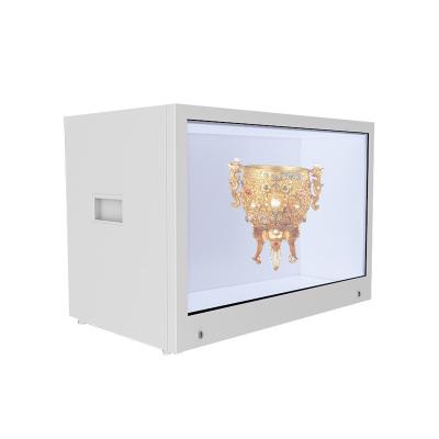 Capacitive Touch Transparent LCD Showcase For Retail And Showrooms