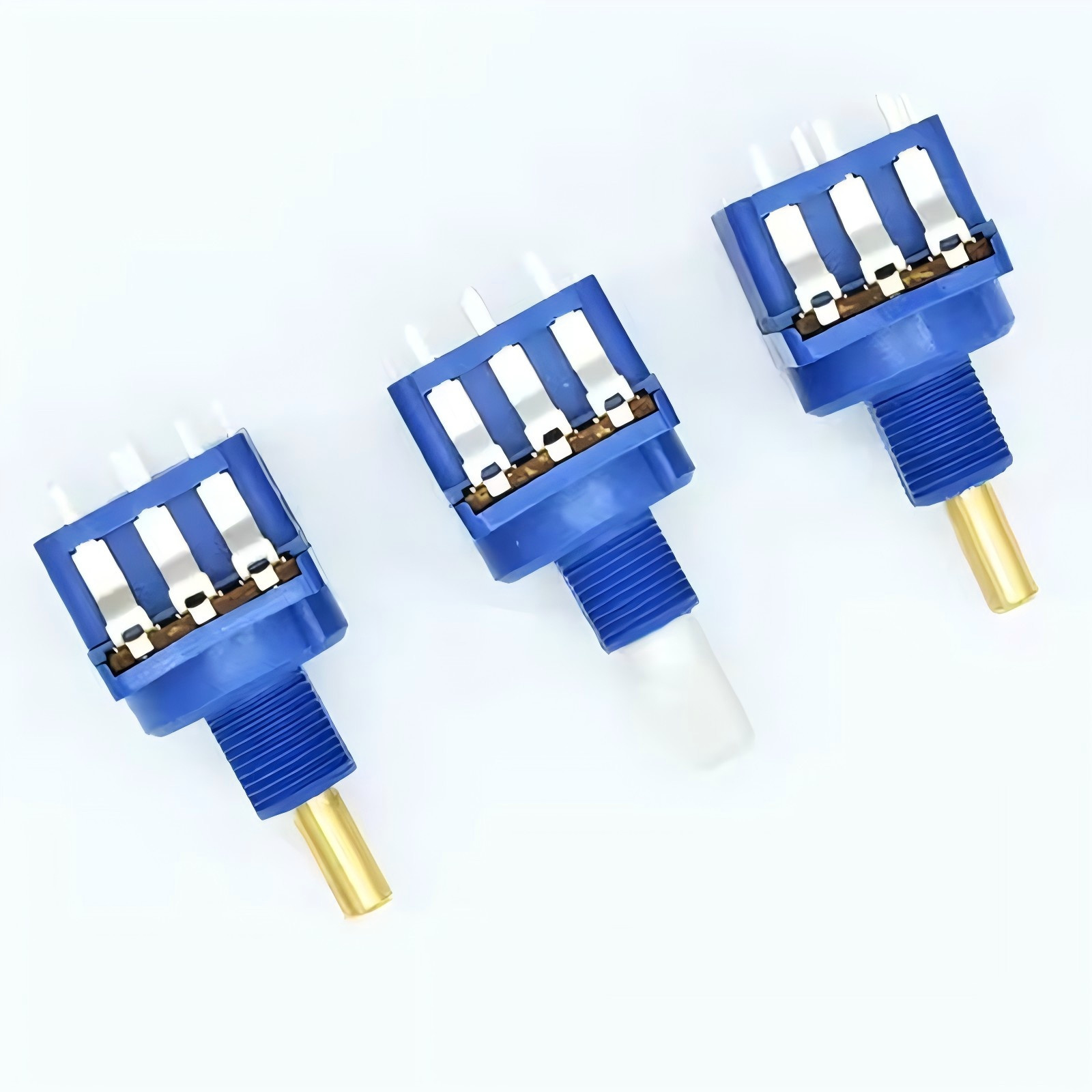 WH116AK серия Dimmer dual control potentiometer B500K 5-прикольный с вращающимся переключателем длина ручки полушафта 16 мм