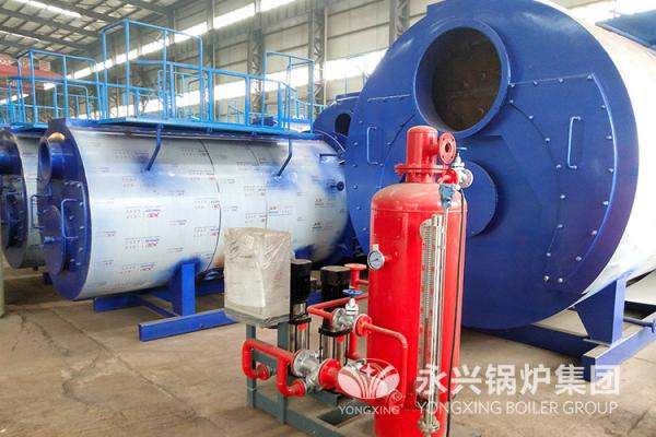 3 Ton Industrial Gas Fired Hot Water Boiler 2.1MW No Explosion Risk Simple Operation