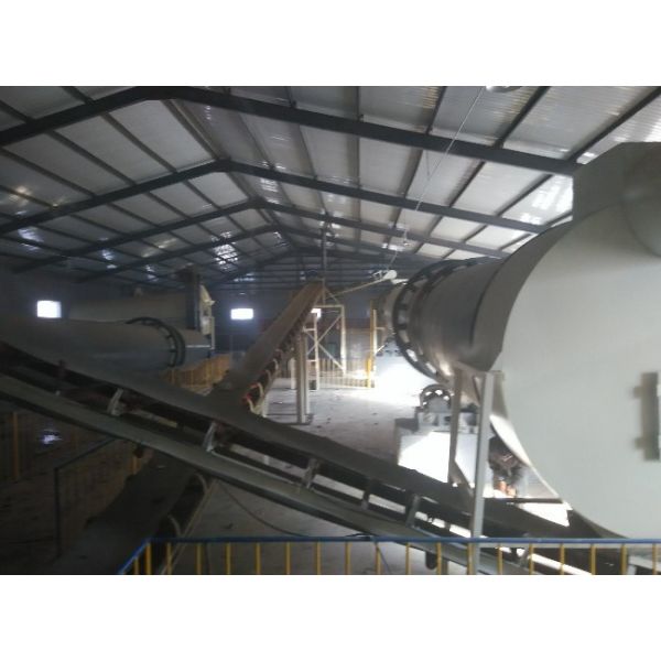 Cadena de producción del granulador del fertilizante orgánico del abono del cerdo del pollo