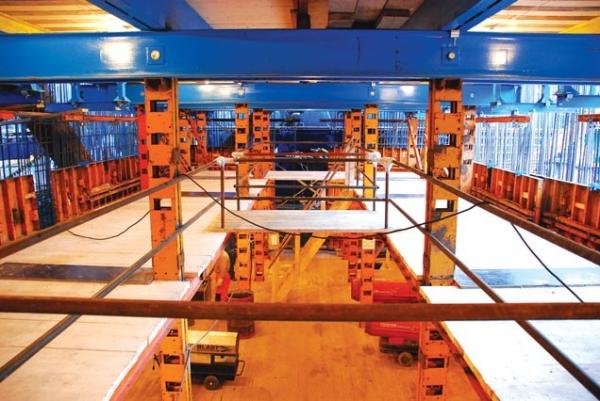 Russian Federation Building (Moscow, Russia)-Self-climbing Formwork System ZPM-100