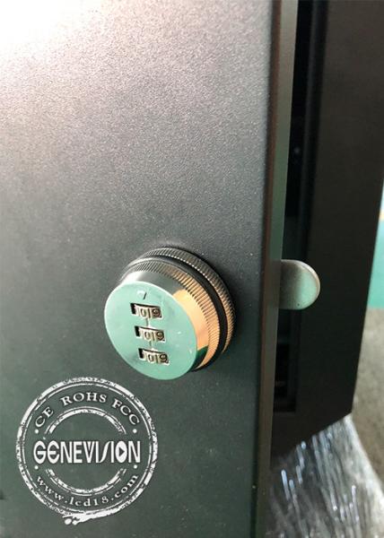 22 - 65 assoalho que está a estação de carregamento sem fio do telefone esperto do Signage de Digitas com HDMI dentro