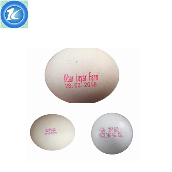 One Year Warranty Egg Marking Equipment With Six Spray Egg Printer Effect