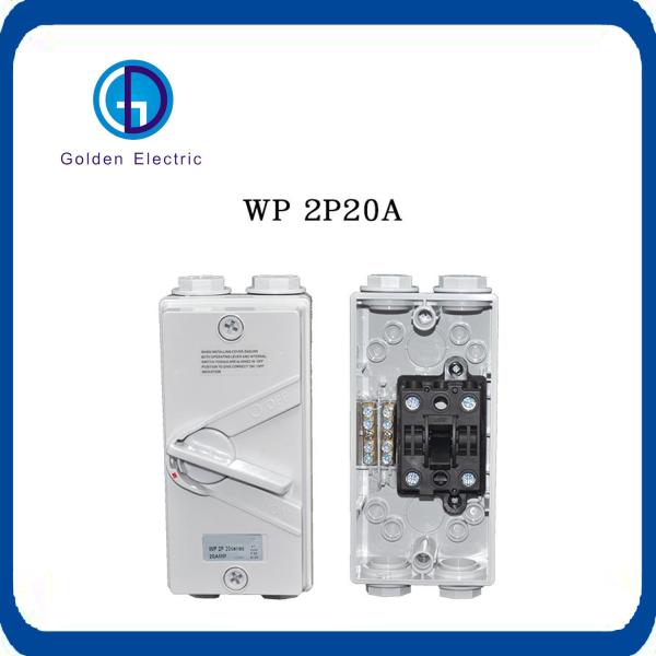 Pedido personalizado 1p-4p 20A-63A Industrial Ukf Isolator Switch com opção de personalização