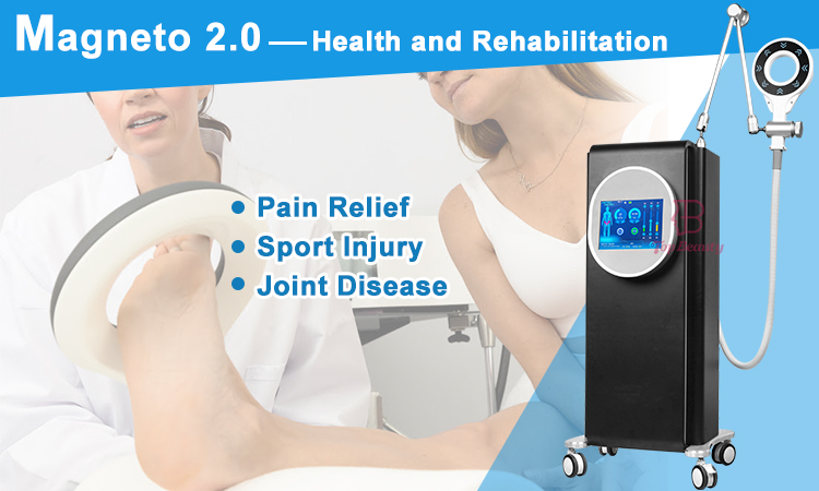 360 Professional Pain Relief Magneto Therapy Machine 300Khz For Elbow