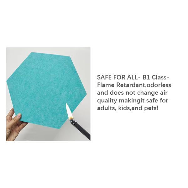 Polyester Fiber Wall Acoustic Panels Studio Soundproofing Panels Color Customized