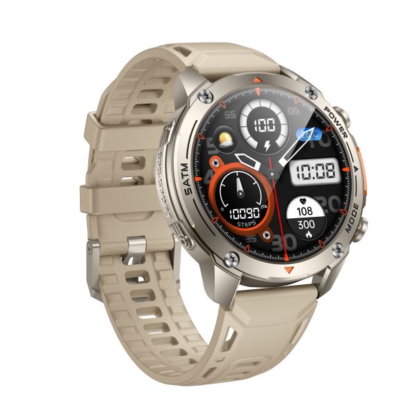 KW300 GPS Sport Smartwatch with AMOLED Display 5ATM Waterproof