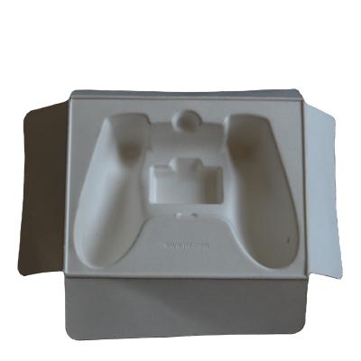 Поднос картона 100% Biodegradable отлитый в форму упаковывая для электроники кос