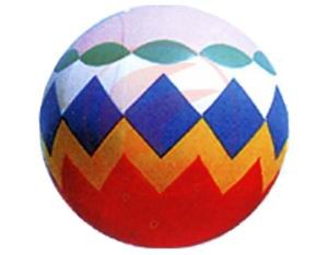Blue diamond graphics inflatable helium balloon