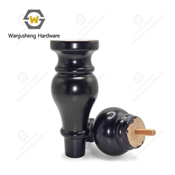 High-quality Gourd-shaped Cabinet Legs for Furniture Sofa Support Legs and Wooden  Sofa Legs for Furniture Accessories