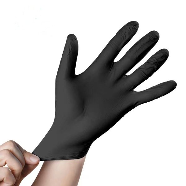 CE Certified Disposable Nitrile Glove Medium Size No Powder Perfect for Medical Examination Food Handling and Industrial