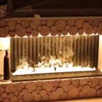 espace de vie technologie de brouillard cheminée à vapeur d'eau avec télécommande et cheminée électrique à LED de conception moderne