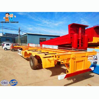 Leito 13T FUWA Axle Twistlock Container Semi Trailer
