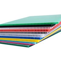 Bio pp ont ridé le panneau creux de polypropylène recyclable de feuille