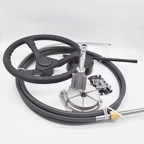 15Ft Waterborne Vehicles Outboard Steering System 3/4inch Tapered Shaft