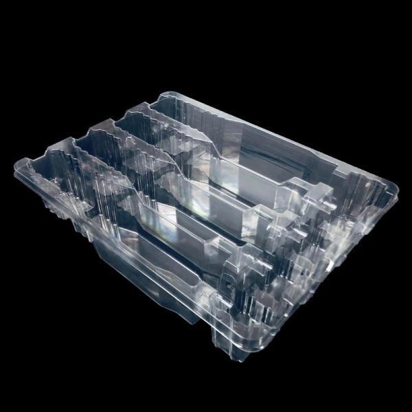 Custom 4-Cell PET Plastic Blister Tray for Shaft Parts