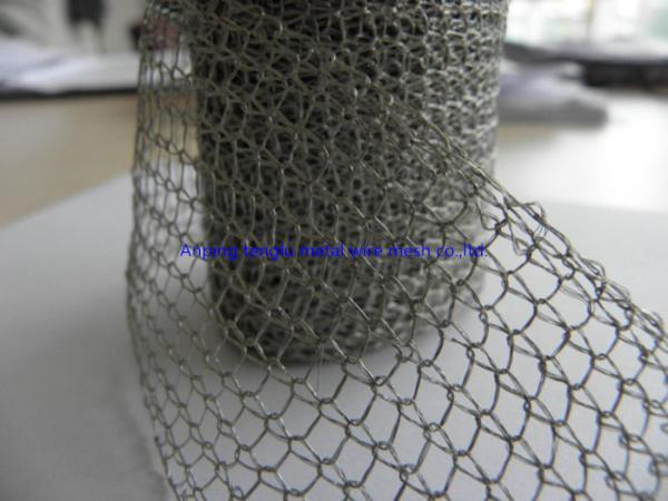 Metallic Stainless Steel Woven Wire Mesh Crochet Weaving 0.018-2.03mm Wire Diameter