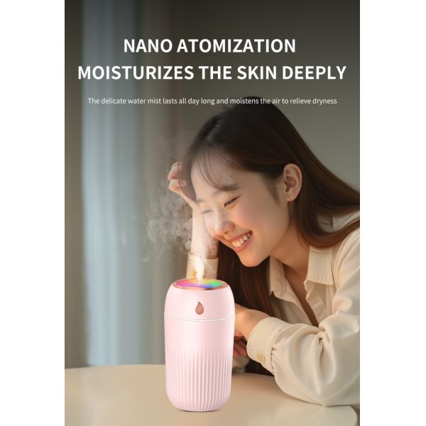 Tabletop Household USB Powered Ultrasonic Humidifier Whole House 420ml Capacity
