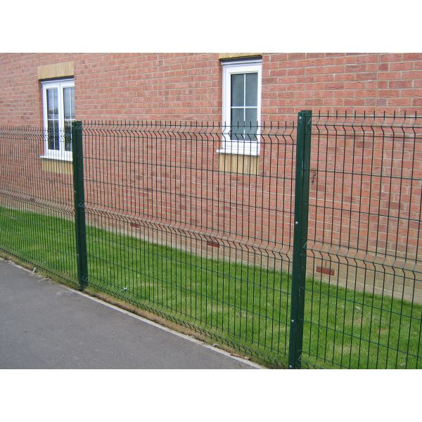 Pvc Coated 50x100mm Welded Wire Mesh Fencing 2m High By 2.5m Wide Metal V Panel