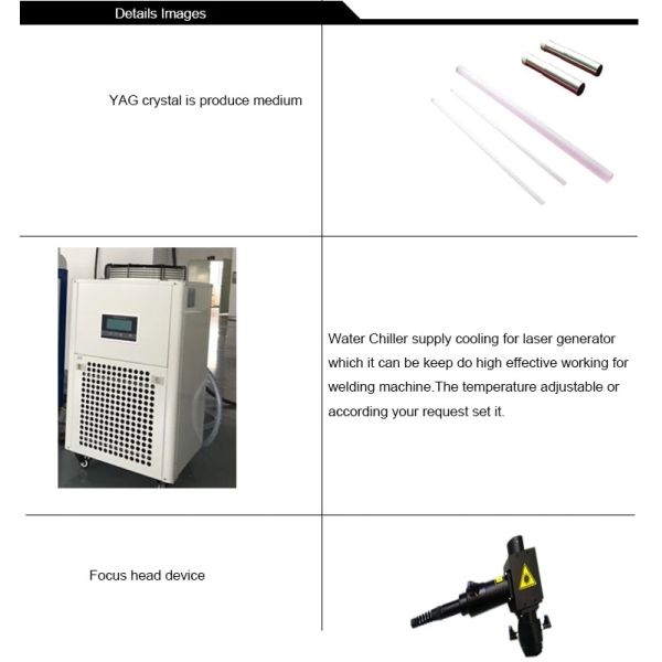 Industrial Small Laser Welding Machine / 200W Spot Jewelry Laser Welder