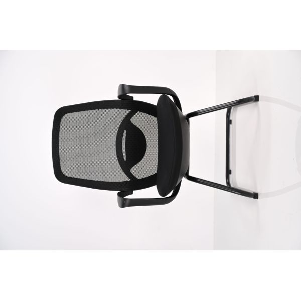 Low Back Ergonomic Mesh Office Chair Fixed Base for Visitor Staff Meeting