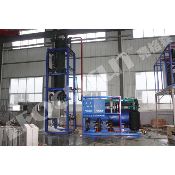 2200*2000*1800mm Tube Ice Maker with 20 Tons Daily Production and Long Service Life