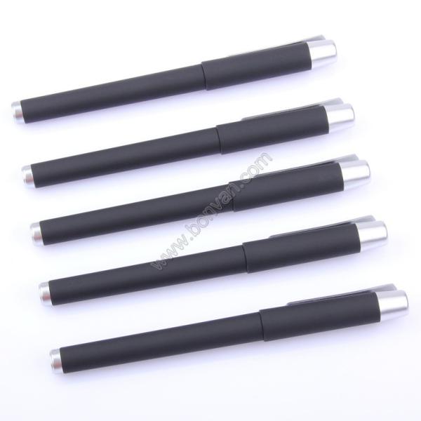 business signature gel pen,rubberized gel ink ball pen