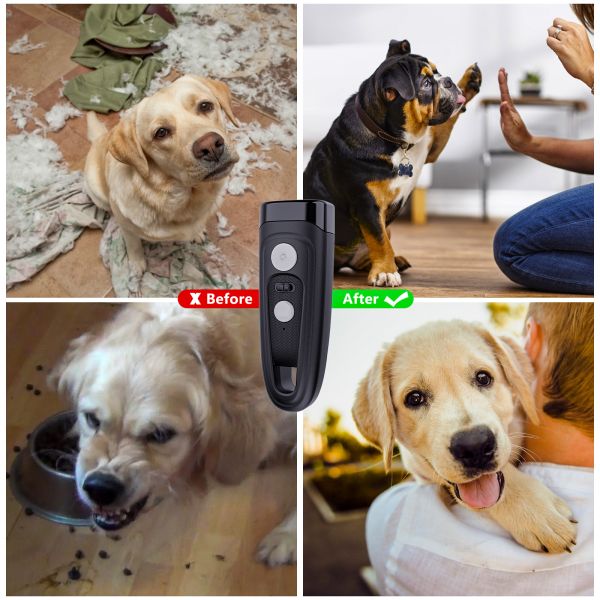 Long-distance Ultrasonic Rechargeable Waterproof Barking Stopper Handheld Dog Trainer Outdoor Expulsion High-power Intelligent