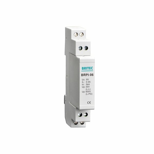 BRPI-2L Data Surge Protector with 5kA Protection Plug-in Design and 10Mbps Bandwidth Signal Line SPD