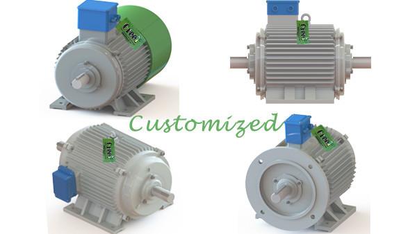 80kw 3 Phase Ac Low Rpm High Efficiency Rare Earth Permanent Magnet Synchronous Generator / Low Speed Alternator