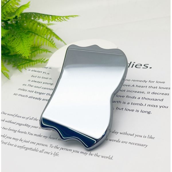 Terahertz Gua Sha Stone for Face Eyes Neck Hot Cold Massaging Scrapping Board to Relieve Pain and Improve Body Muscles