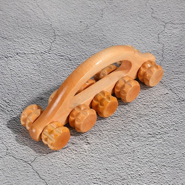 Professional Maderoterapia Wooden Massage Roller for Full Body Muscle Relaxation