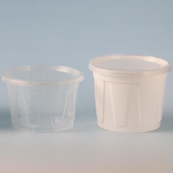 300 ml recipiente de plástico redondo para alimentos armazenamento multiuso congelador à prova de vazamento